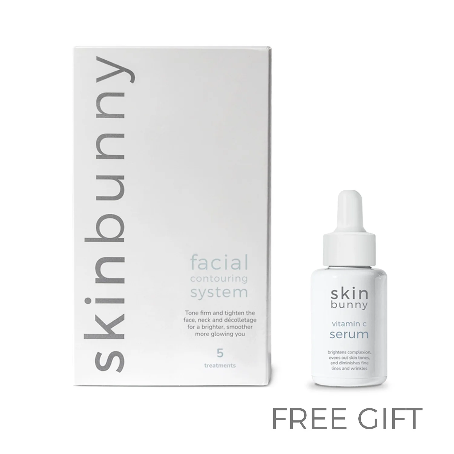 Skinbunny Facial Contouring System with Vitamin C Serum absolutely FREE