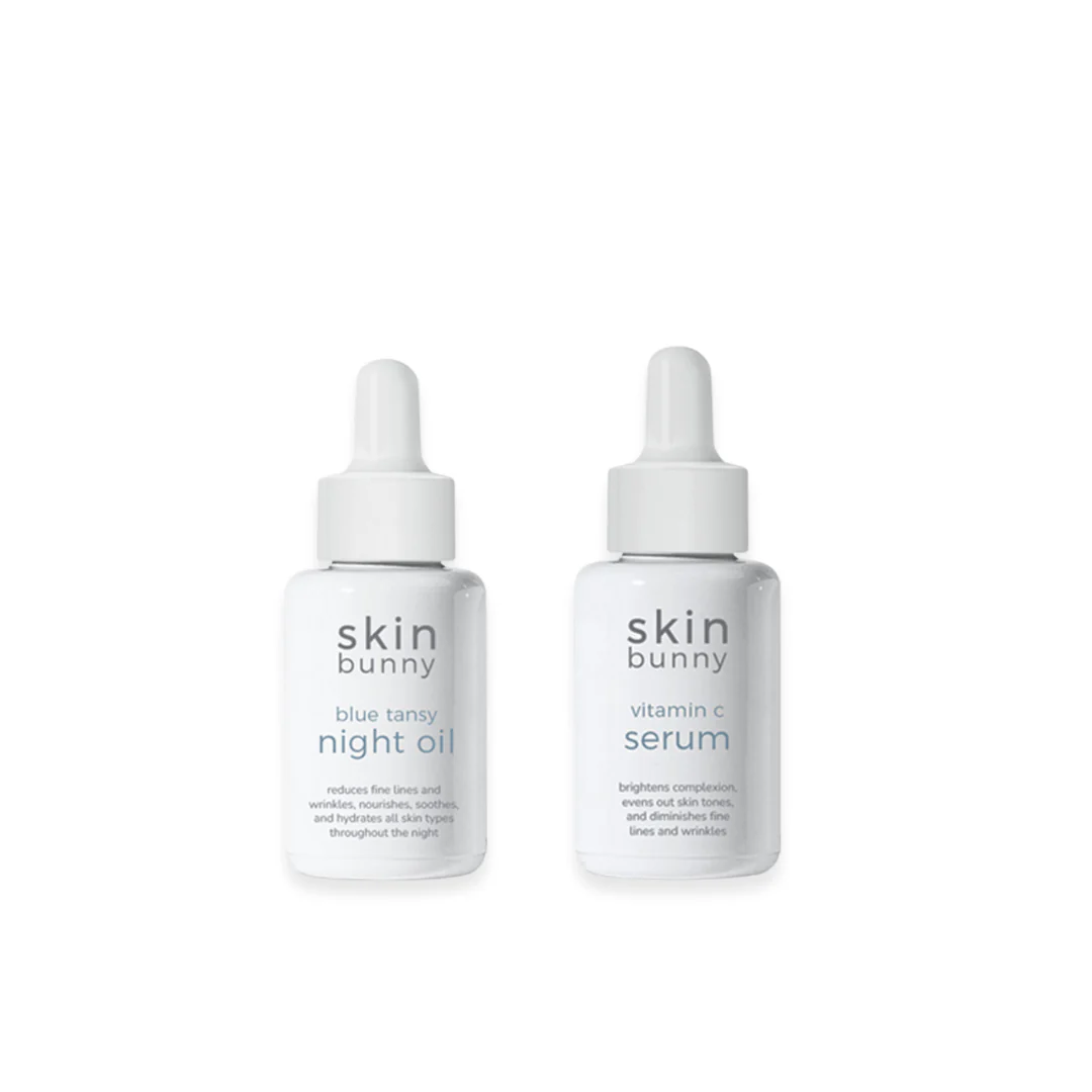 Skinbunny Vitamin C Serum & Blue Tansy Night Oil